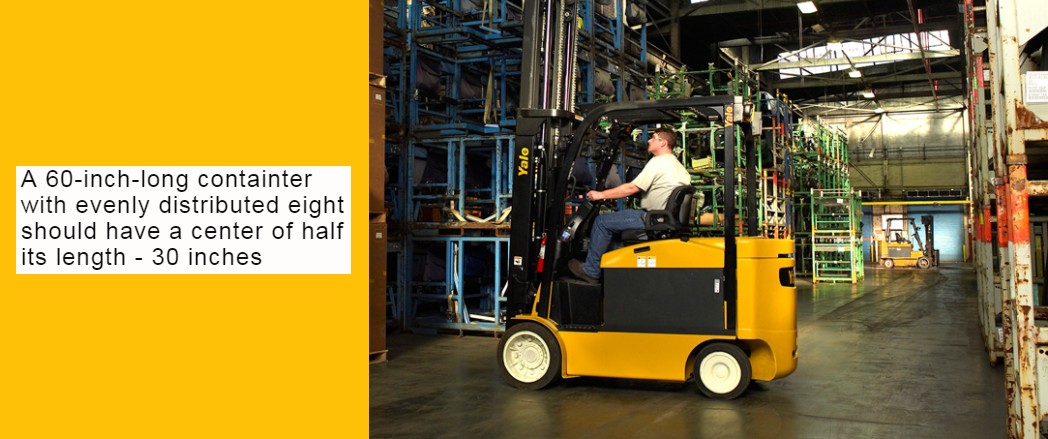 Find load center for forklift
